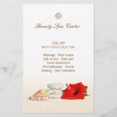 Spa Beauty Salon Thalassotherapie Flyer (Achterkant)