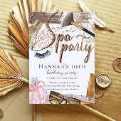 Spa Birthday Luxury Safari-ontwerp Kaart