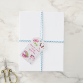 Spa Birthday Party Cadeaulabel (Met Touw)