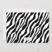 Spa Birthday Party Invitation Kaart (Achterkant)