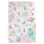 Spa Birthday Party Medium Cadeauzakje (Achterkant)