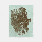 Spa-boom IV Fleece Deken (Voorkant)