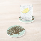 Spa-boom IV Zandsteen Onderzetter (Zijkant)