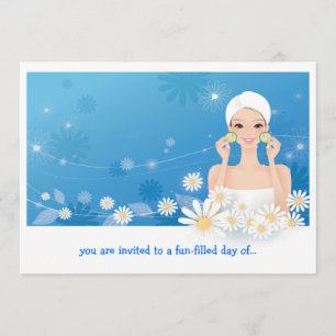 Spa Breeze Verjaardagsuitnodiging Kaart