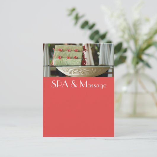 SPA BRIEFKAART (Staand voorkant)