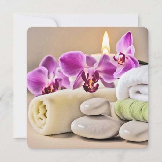 Spa Bruidsfeestje Kaart (Voorkant)