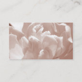 Spa - carte de visite de fleur de sépia de salon (Dos)