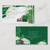 Spa, carte de visite de salon de beauté de massage (Devant / Derrière)