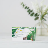 Spa, carte de visite de salon de beauté de massage (Debout devant)