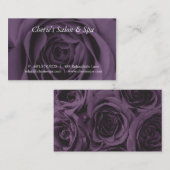 Spa - carte de visite du rose 1 de pourpre de (Devant / Derrière)