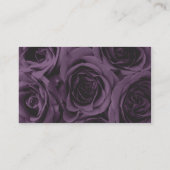Spa - carte de visite pourpre de roses de salon (Dos)