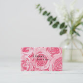 Spa - carte de visite rose de rougissement de (Debout devant)