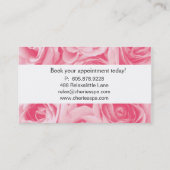 Spa - carte de visite rose de rougissement de (Dos)
