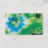 Spa - carte de visite vert de fleur de salon (Dos)