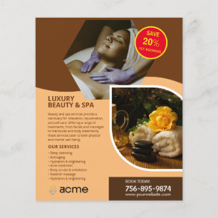 Spa Center Custom Flyer