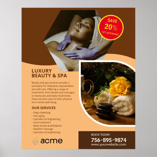 Spa Center Custom Poster (Voorkant)