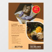 Spa Center Custom Raamsticker (Vel)