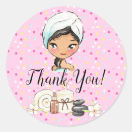 Spa Dag Dank je label sticker