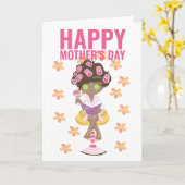 Spa Dag Zalig Moederdag Kaart (Gele Bloem)