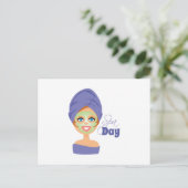 Spa Day Briefkaart (Staand voorkant)