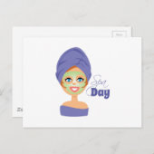 Spa Day Briefkaart (Voorkant / Achterkant)