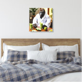 Spa Day Gorilla Canvas Afdruk (Insitu (Slaapkamer))