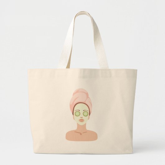 Spa Day Grote Tote Bag (Voorkant)