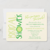 Spa Day | Laten we Pamper de Bride | Vrijgezellenf Kaart (Voorkant)