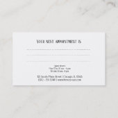 Spa de beauté - Carte de rendez-vous (Dos)