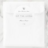 Spa de beauté moderne simple bougie Étiquette de p (Sac)