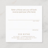 Spa de Bokeh Salon - Référence client (Dos)