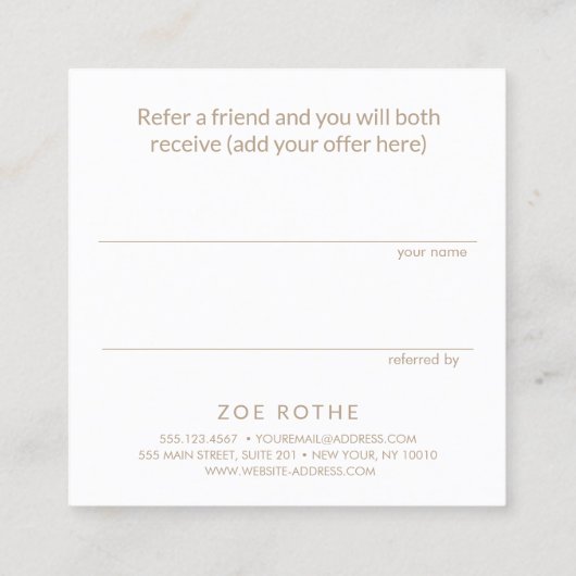 Spa de Bokeh Salon - Référence client (Dos)