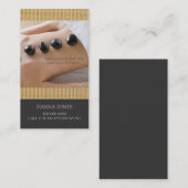 Spa de jour | Carte de visite de massage (Devant / Derrière)