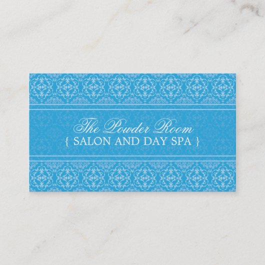 Spa de jour et carte de visite de salon (Devant)