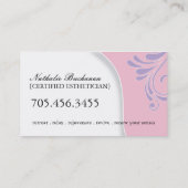 Spa de jour et carte de visite de salon (Dos)