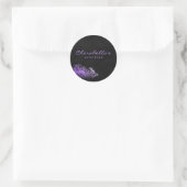 Spa de salon autocollant suède noir (Sac)