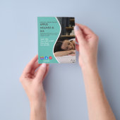 spa de santé affiche prospectus centre de bien-êtr (main)