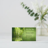 Spa de zen ou cartes de visite de massage de zen (Debout devant)