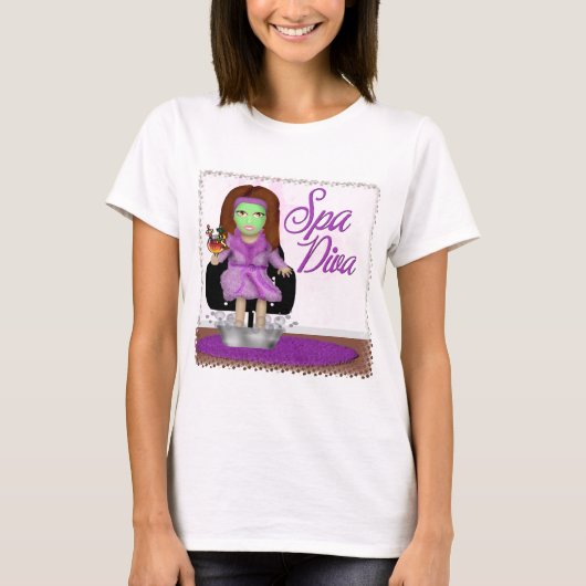 Spa Diva T-shirt (Voorkant)