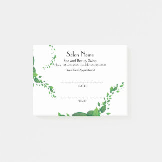 Spa en Beauty Appointment Post-it® notes
