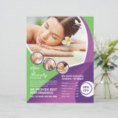 Spa en Beauty Salon Flyer (Staand voorkant)