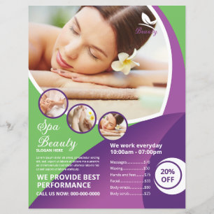 Spa en Beauty Salon Flyer