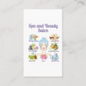 Spa en Beauty Salon Visitekaartje (Voorkant)