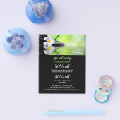 Spa en schoonheidsbedrijf gepersonaliseerde flyer (Enkel)