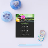 Spa en schoonheidsbedrijf gepersonaliseerde flyer (Enkel)