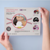 Spa- en schoonheidssalon Flyer (Hand)