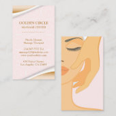 Spa et Carte de visite de beauté (Devant / Derrière)