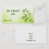 Spa et carte de visite de beauté (Devant / Derrière)