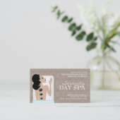 Spa et carte de visite d'Easthetics (Debout devant)