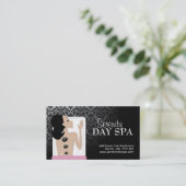 Spa et carte de visite d'esthétique (Debout devant)